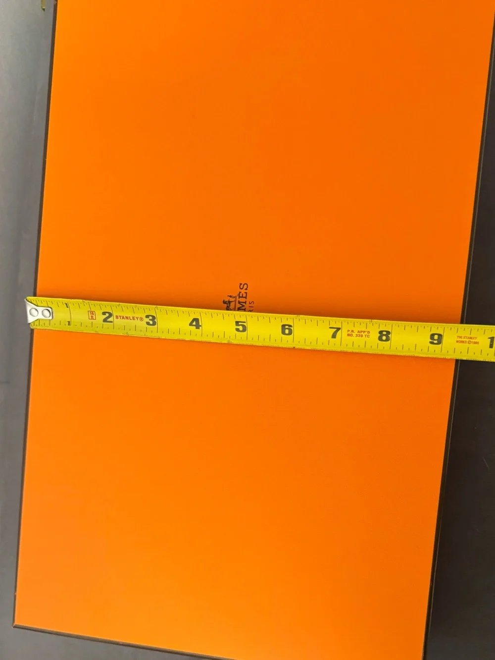 Hermes Orange Storage Box 13.25x9.5”x3”